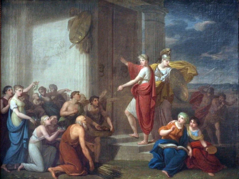1755-Karl Christian Kehrer - Una rappresentazione allegorica della pace